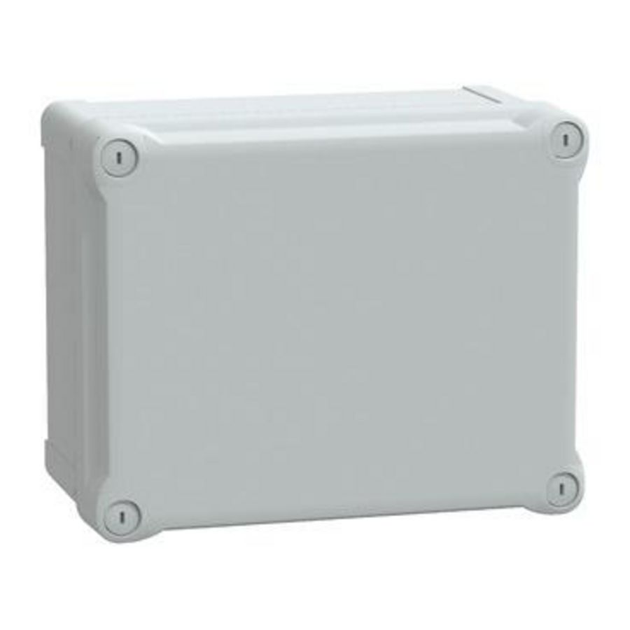 Doos ABS + deksel 241x194x127mm IP66 / IK07 H40 RA TBS/TBP