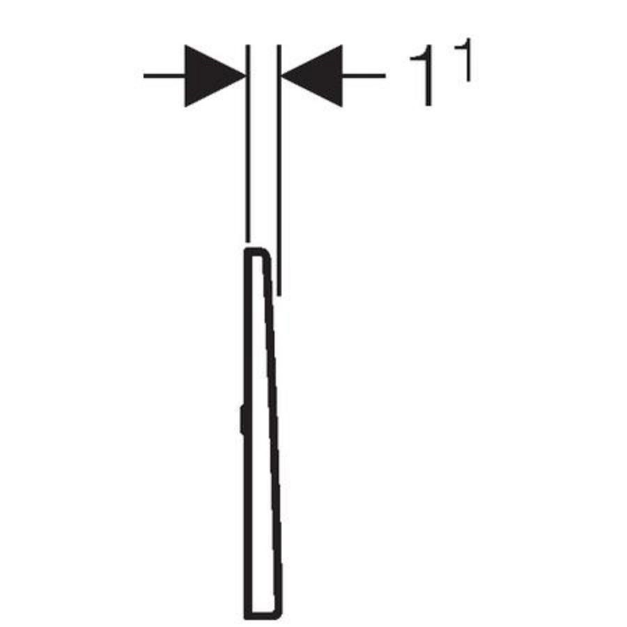 HyTronic Mambo urinoirstuursysteem RVS infrarood 230V