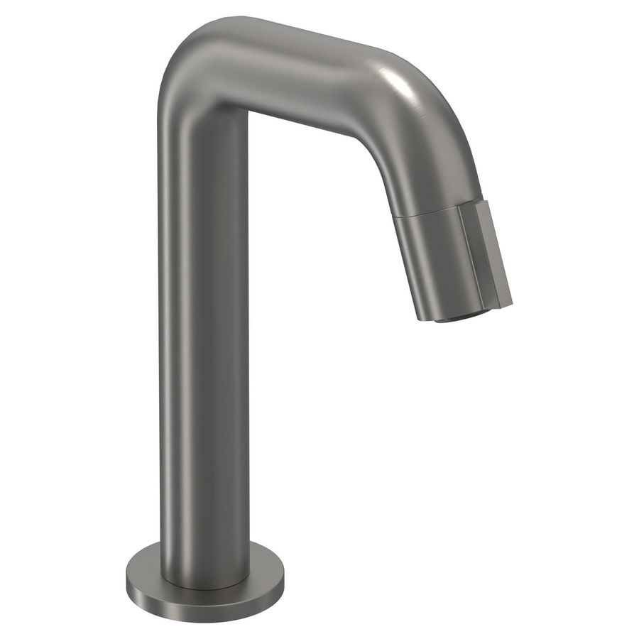 Fonteinkraan PACT contour staand S-size sprong 115mm geborsteld metal black PVD
