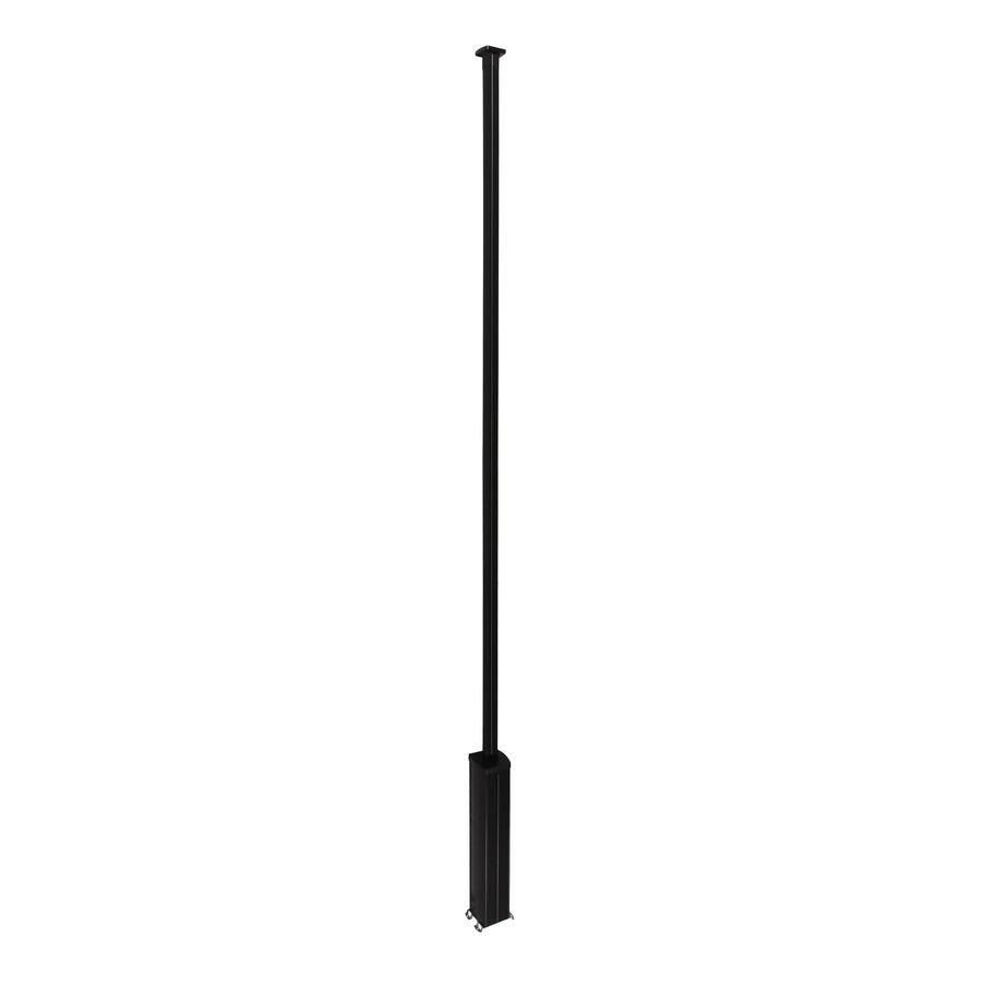 Energiezuil 4 compartiment 45mm 0,68M + 2,7M zwart
