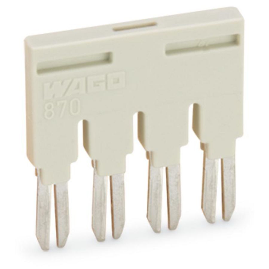 Brug 4-voudig geisoleerd lichtgrijs VVE=25