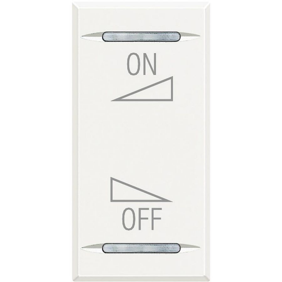 Wipschakelaar ON/OFF Volume 1 module Axolute White VVE=10