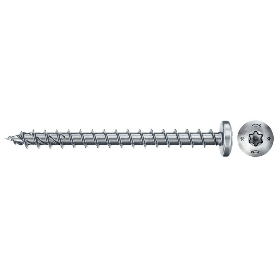 Spaanplaatschroef PowerFast 5x40mm TX bolkop VD verzinkt VVE=100