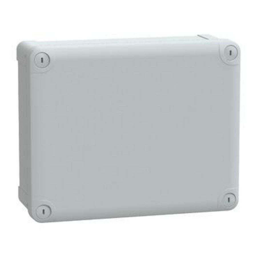 Doos ABS + deksel 241x194x194mm IP66 RAL7035 TBS/TBP