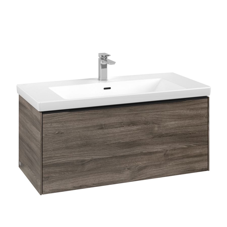 Wastafelonderkast Subway 3.0 973x429x478mm Stone Oak C569L1RK