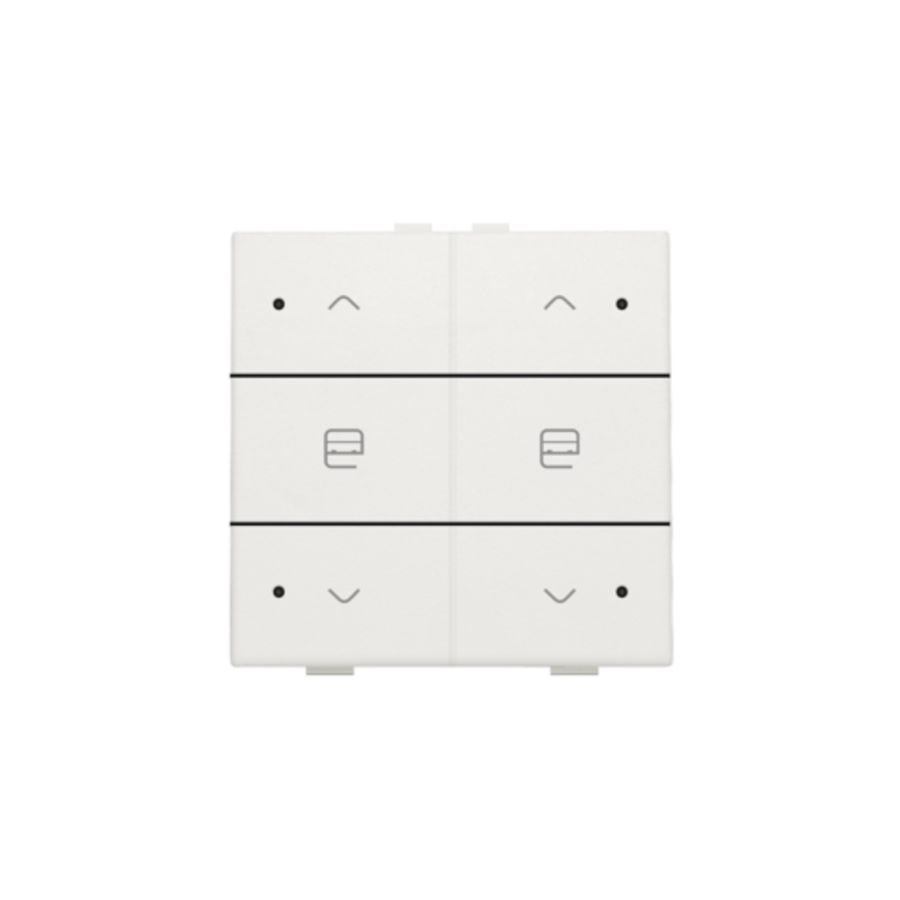 Dubbele motorsturingsbediening led Home Control white