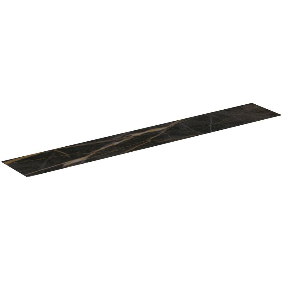 Conca keramisch afdekblad 2400x373x6mm zonder uitsnijding black marble