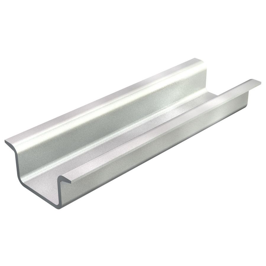 Lengte a 2m. DIN-rail gesloten 15mm dikte 35x15mm staal verzinkt