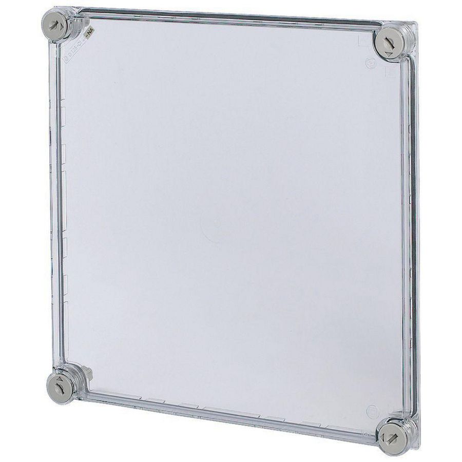 Deksel CI HxBxD=375x375x25mm transparant