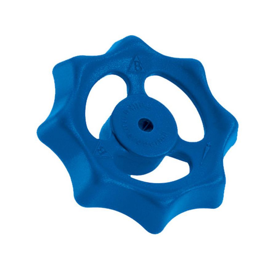 Handwiel blauw tbv serie s.270 vrijstroomafsluiter D 270978
