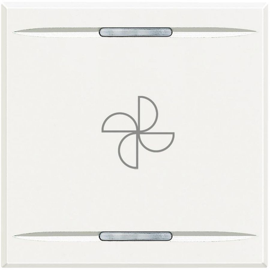 Wipschakelaar Ventilator 1f 2 modulen Axolute White VVE=10