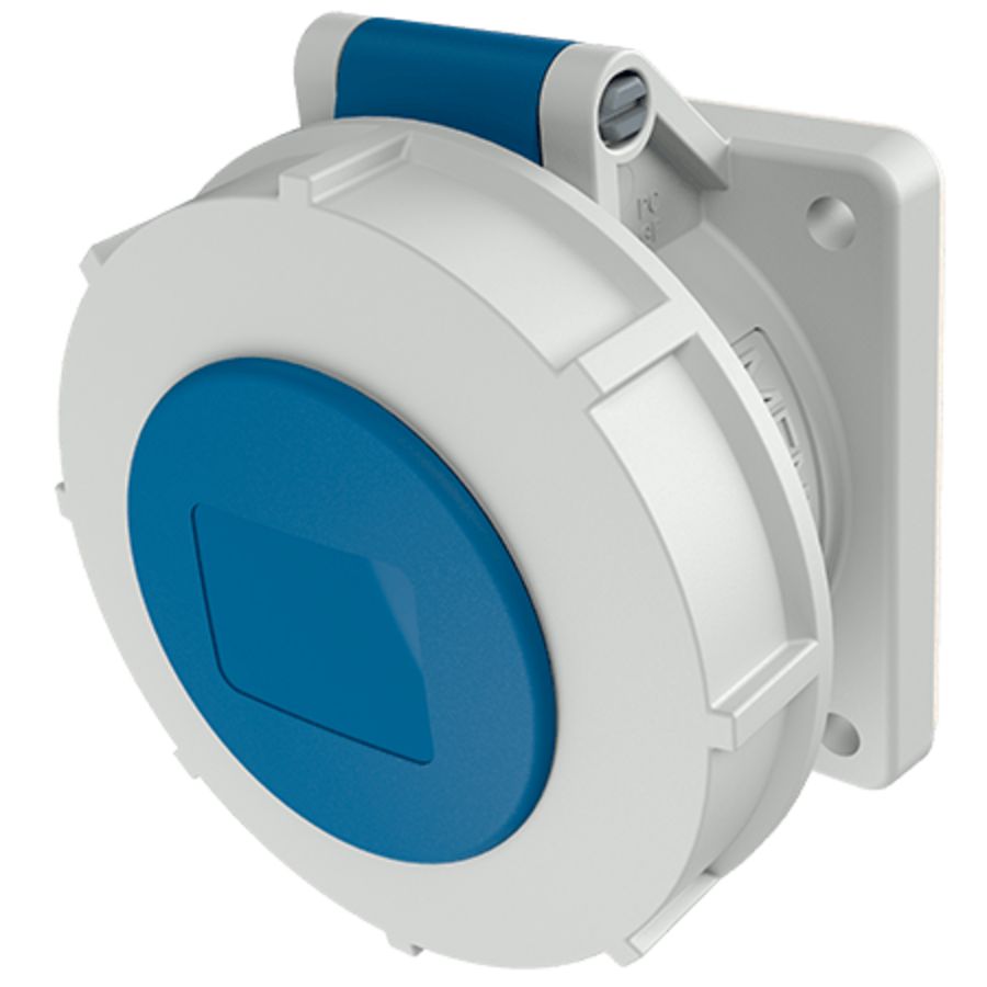Inbouwwandcontactdoos 32A 3-polig  6H 230V IP67