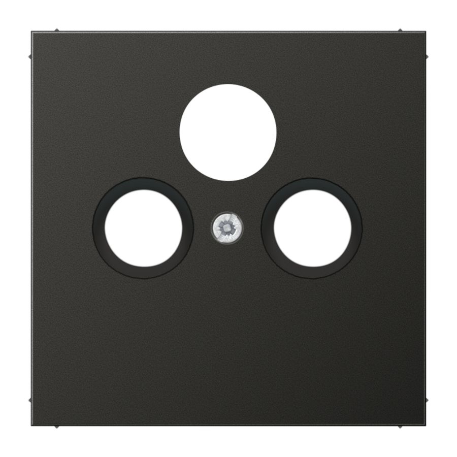 Afdekking antraciet voor SAT-TV LS