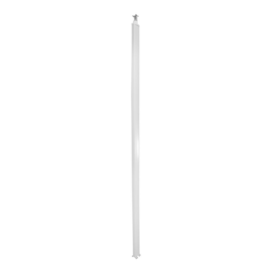 Energiezuil 1 compartiment 80mm 3,90M wit DA