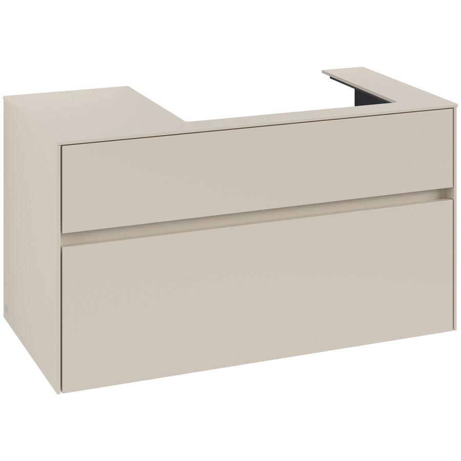 Wastafelonderkast Collaro 1000x548x500mm Cashmere Grey C018B0VN