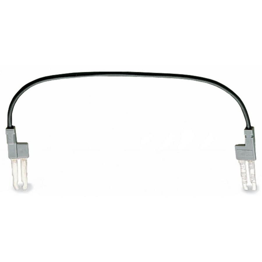 Insteekbare draadbrug 0,75mm² Iso. zwart 249-123 VVE=10
