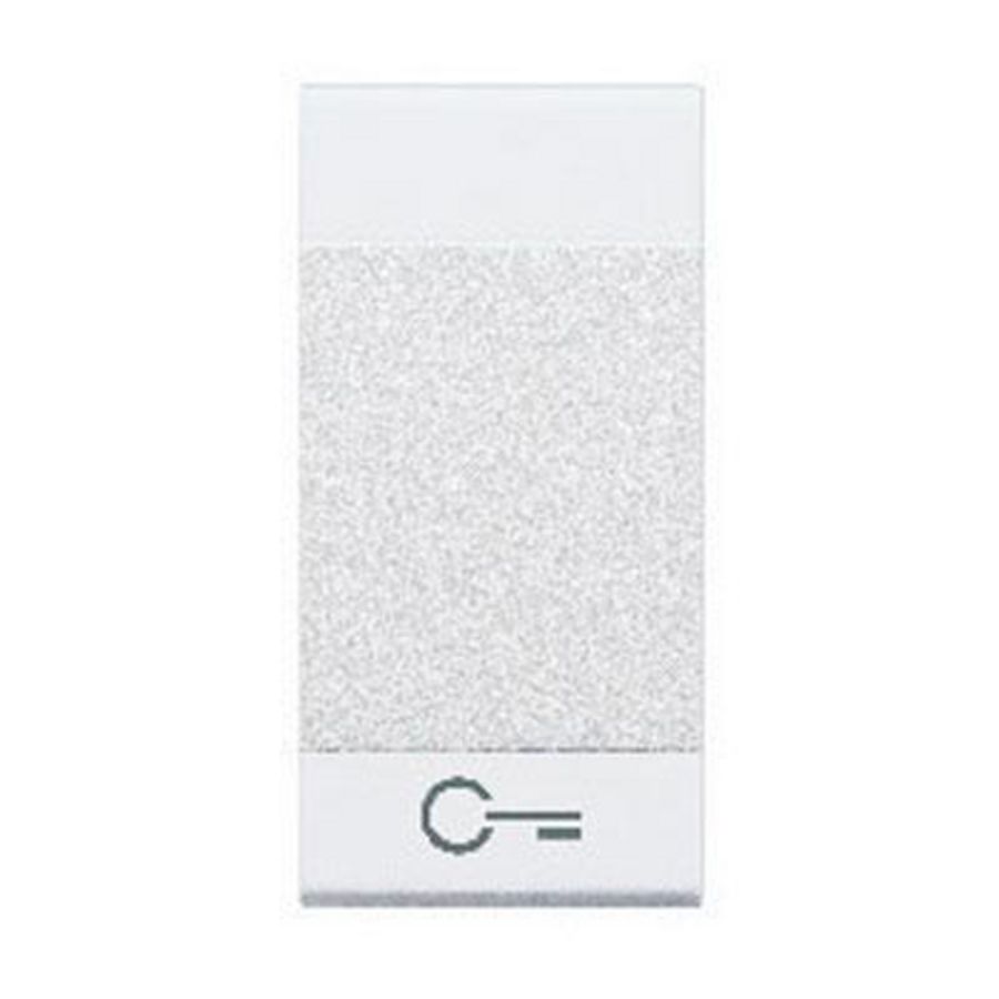 Wipschakelaar met sleutel symbool 1 module Livinglight