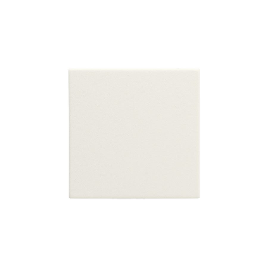 Afwerkingsset met kabeluitvoer voor blindplaat met trekontlasting cotton white textured