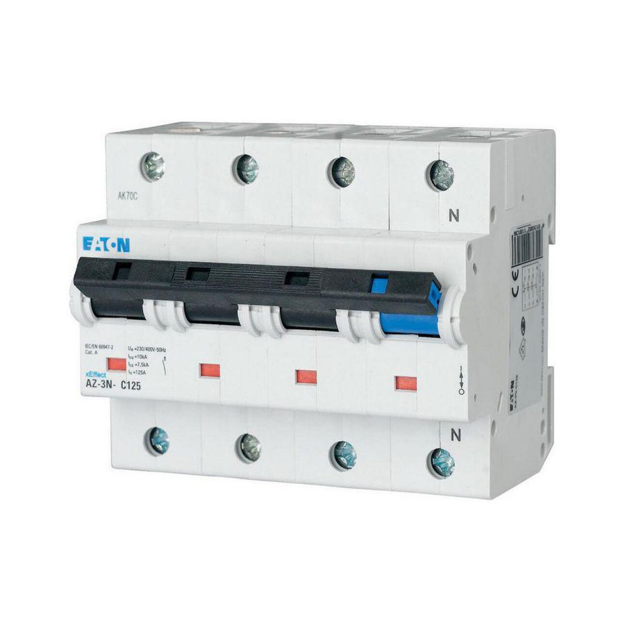 installatieautomaat (MCB) AZ C-karakteristiek  80A 3-polig + Nul 20kA