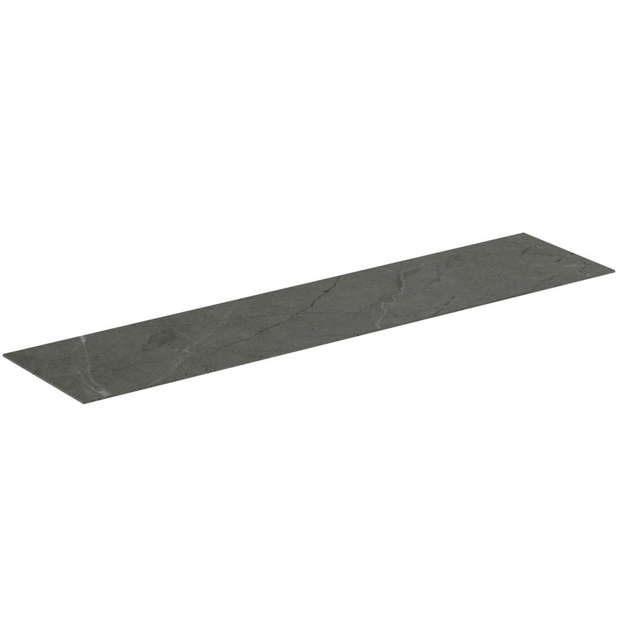 Conca keramisch afdekblad 1600x373x6mm zonder uitsnijding stone grey