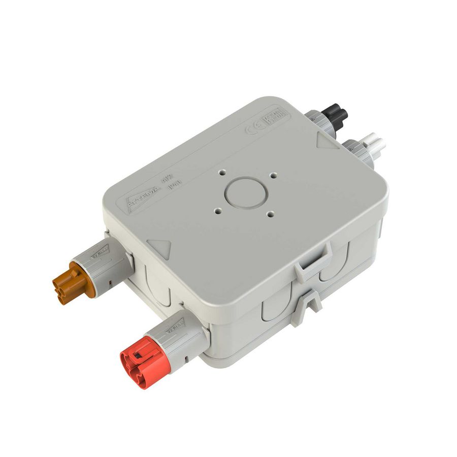 Stekerbare kabeldoos wand-/plafondmontage AKW-E1