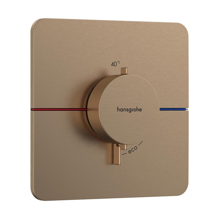 ShowerSelect Comfort Q thermostaat afbouwdeel tbv inbouw Brushed Bronze