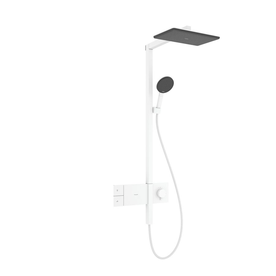 Showerpipe 210/340 1 straalsoort ShowerSelect Raindance Alive Q mat wit
