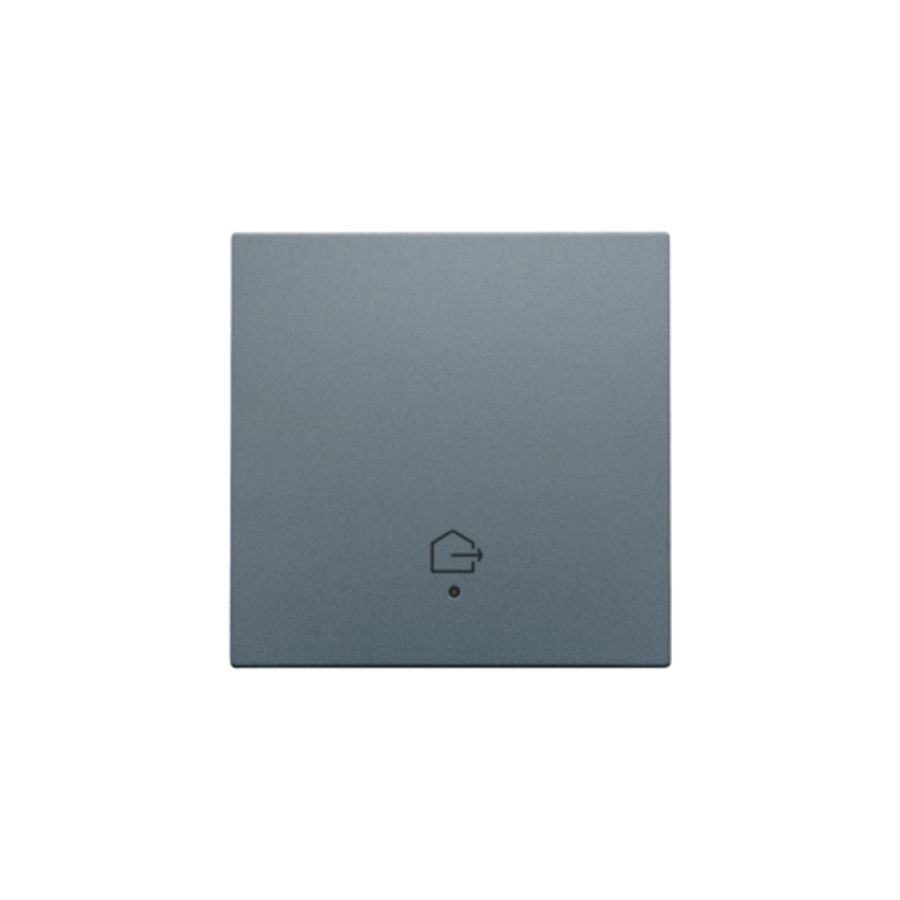 Afwerkingsset lens geconn. enkelv. Schakelaar blue grey