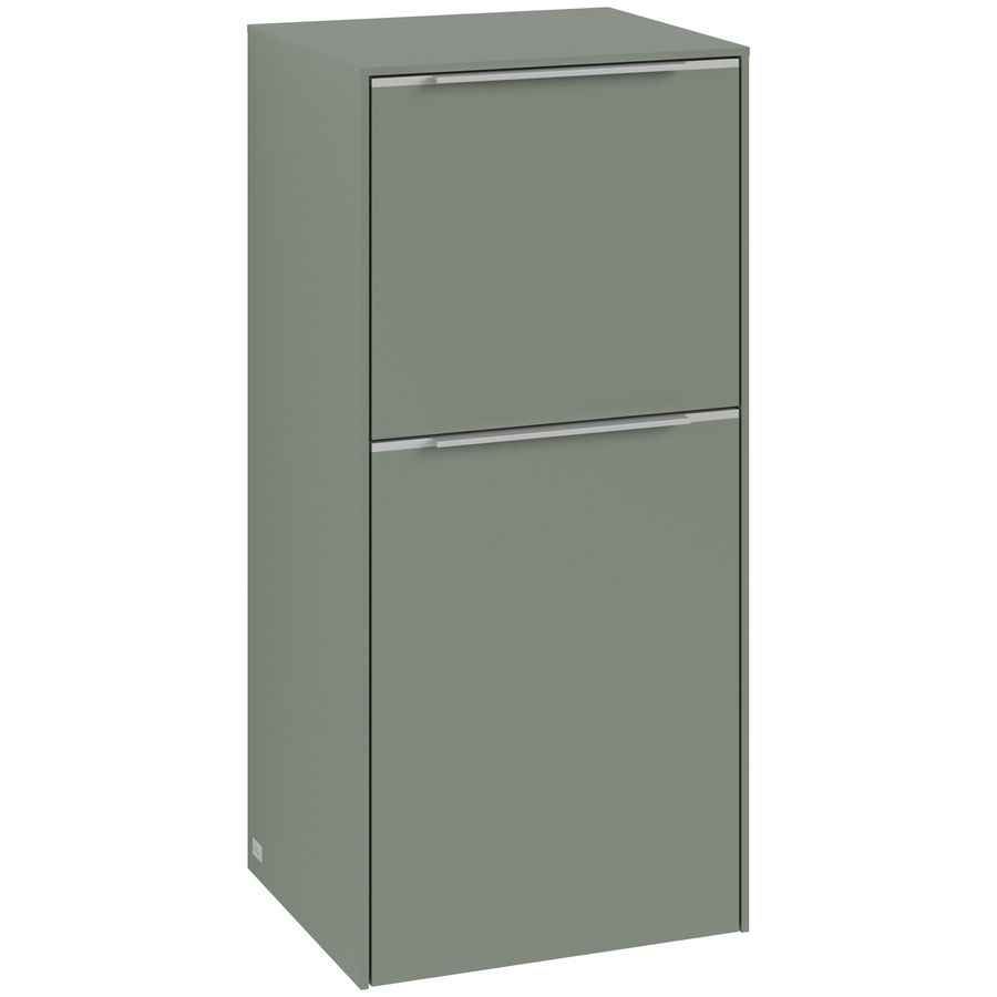 Zijkast SUBWAY 3.0 400x860x362mm Soft Green C59400AF greep alu. glans