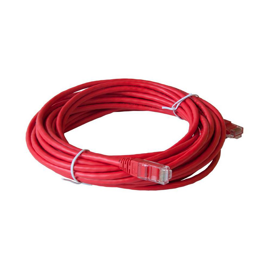 Patchkabel / netwerkkabel CAT5e UTP PVC molded rood 7.5meter