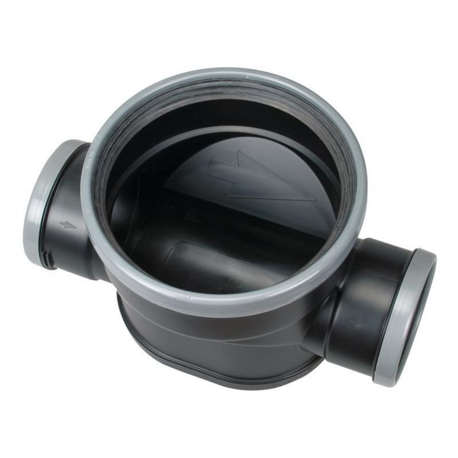 PP 315 inspectieput rechtdoorgaand 200 V2 zwart