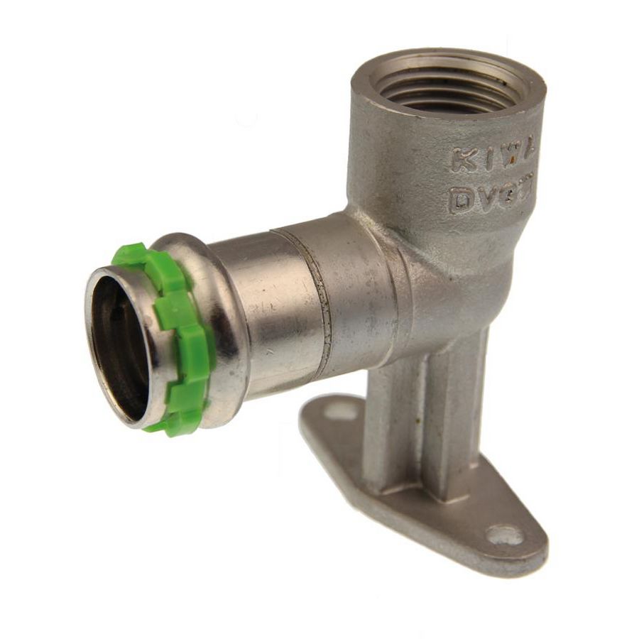 Muurplaat lang SudoPress RVS 316L FF 15xRp1/2"bn.dr. SP6471GLV VVE=20