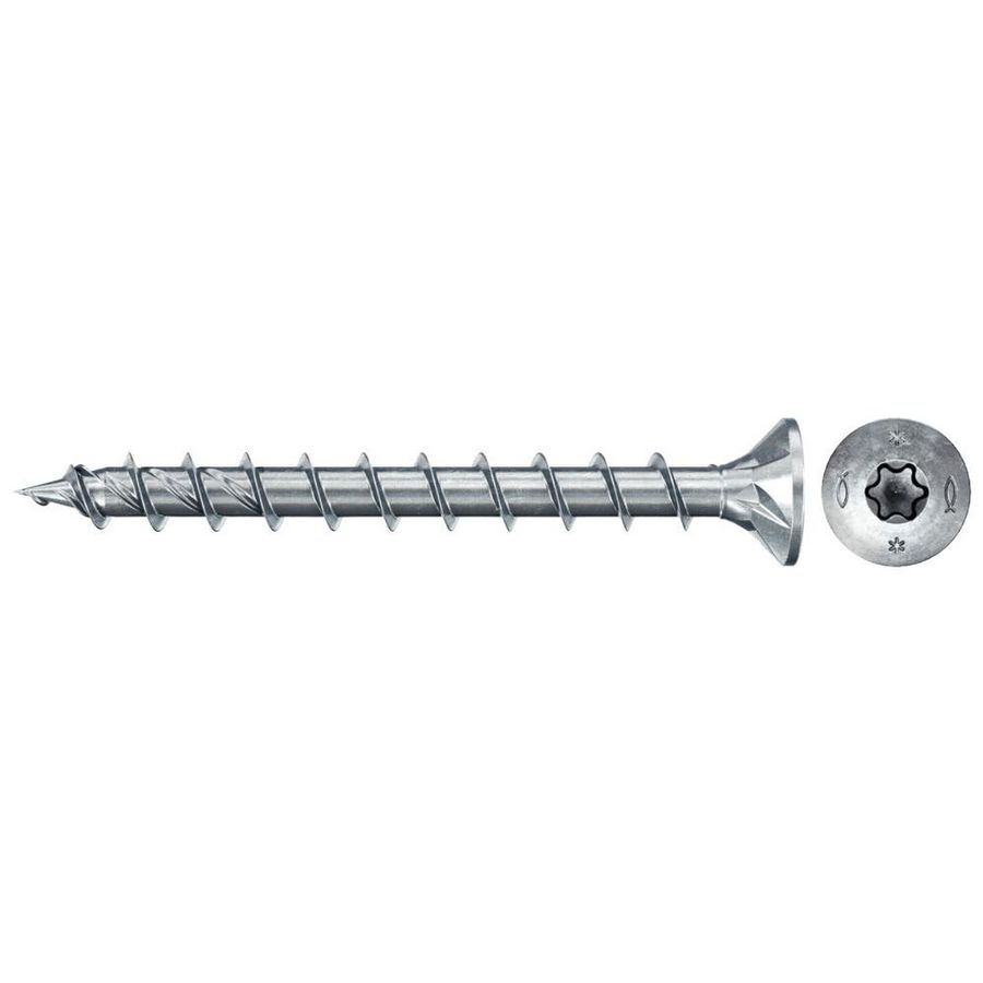Spaanplaatschroef PF-II 6x60mm PK T30 voldraad VVE=200