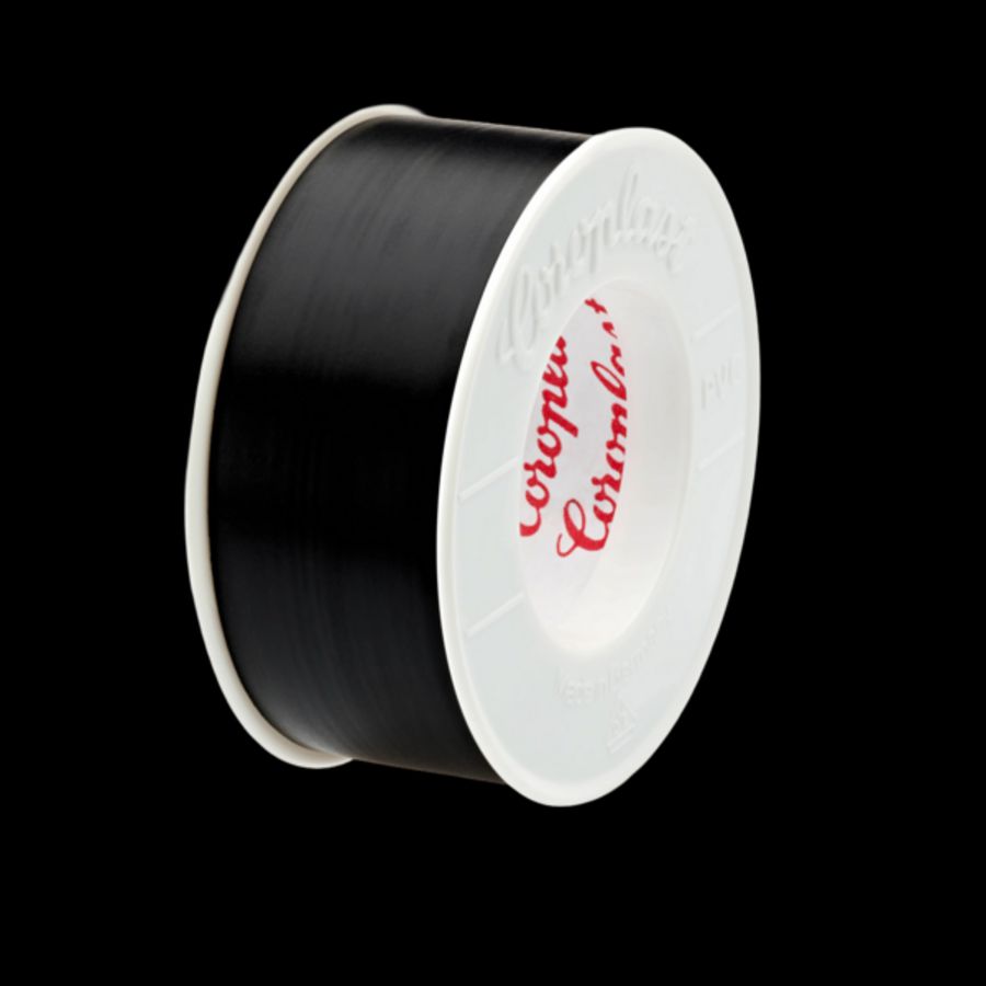 Coroplast 301 tape 19mmx10m zwart