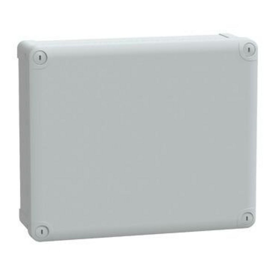 Doos ABS + transp. deksel 291x241x88mm IP66 / IK07 R TBS/TBP