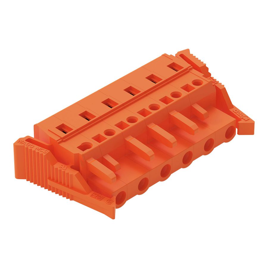 1-draads FE steker 2,5mm² oranje 231-706/037-000 VVE=25