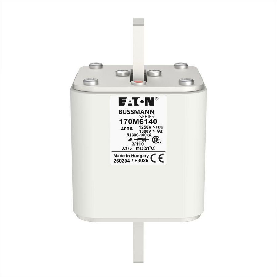 Zekering hoge snelheid 400A AC 1250V 100kA size 3 76x90x1