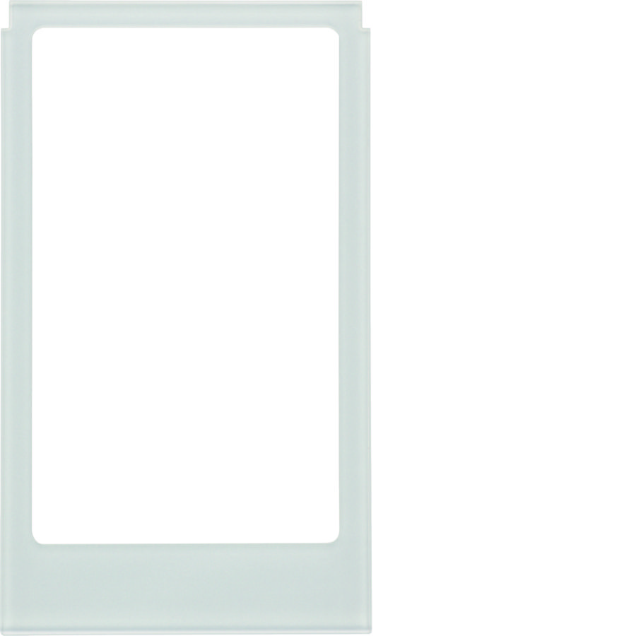 Designraam groot hoekig glas alulook