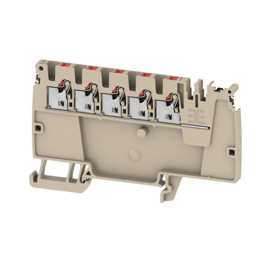Doorvoer klem p.d.beige 2.5mm² 24A 80 2675460000 VVE=50
