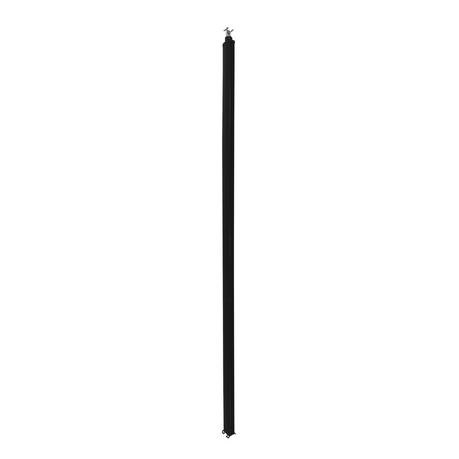 Energiezuil 2 compartiment 45mm 3,90M zwart