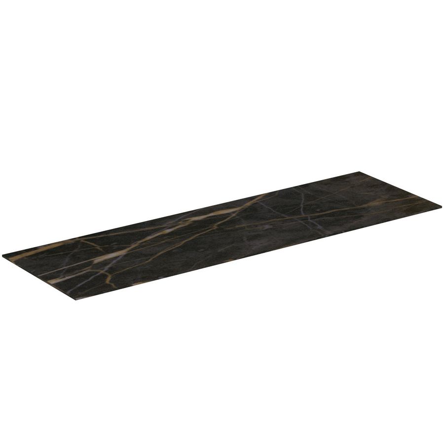 Conca keramisch afdekblad 1200x373x6mm zonder uitsnijding black marble