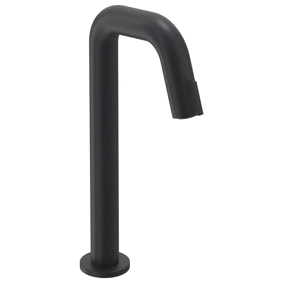 Fonteinkraan PACT contour staand L-size sprong 116mm highriser mat zwart