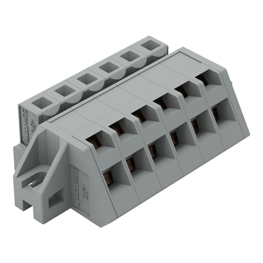 1-draads FE steker HA 2,5mm² grijs 731-506/031-000 VVE=50