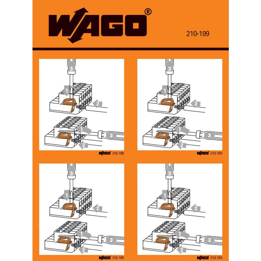 Instructiesticker voor MULTI CONNECTION SYSTEM VVE=100