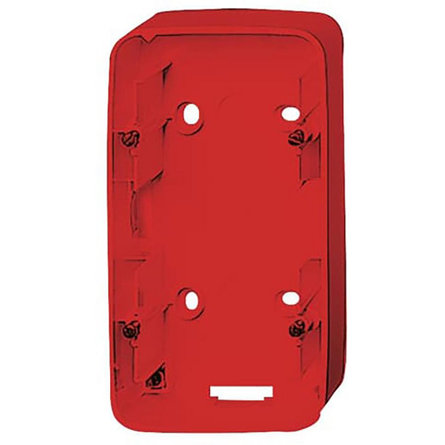Opbouwbak met bodem 2v R-rood