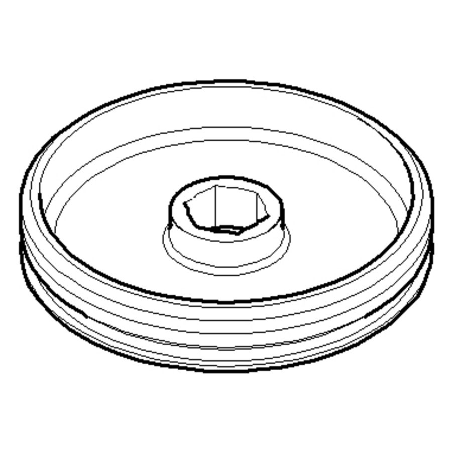 Afdekplaat 44x8mm Platina gebors.