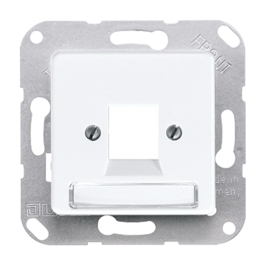 Afdekking alpen w.50X50 1-voudig voor mod.jack