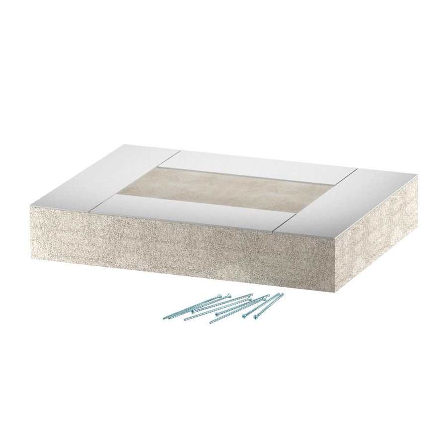 Eindstuk EI90 voor PLCS D091220 200x120 glasvezel grijs