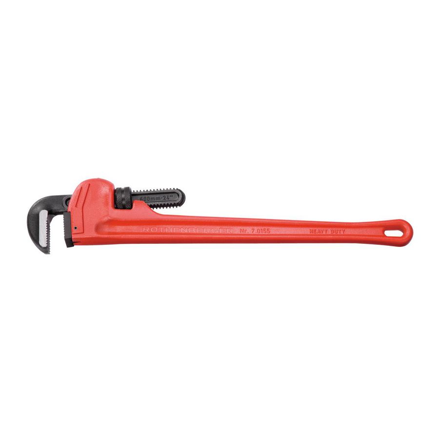 Verstelbare pijptang 24"heavy duty" - recht model