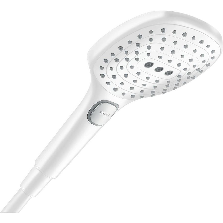 Handdouche 120 Raindance Select E 3 straalsoorten 26520700 mat wit